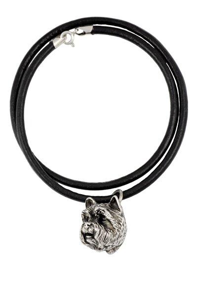 Art - Dog West Highland White Terrier - Necklace with dog, silver-plated pend...
