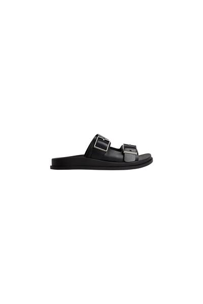 Calvin Klein CITY SANDAL BUCKLE LTH