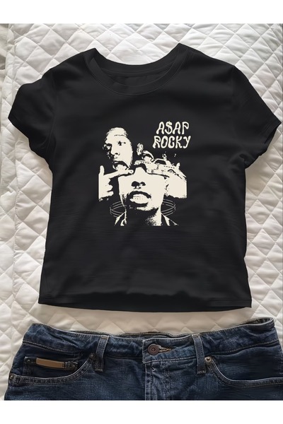 Toum بلوزة قصيرة بحزام للرجال بنمط الراب والهيب هوب من ASAP Rocky
