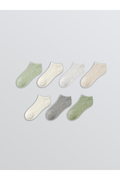 LC Waikiki Women's Flat Ankle Socks 7-Pack
