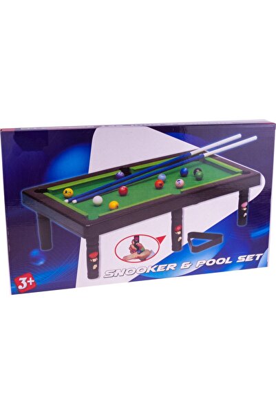 AKÇİÇEK OYUNCAK Matrax Oyuncak Snooker&Poolset Bilardo
