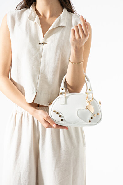 Night Bella Model White Women's Hand and Shoulder Bag