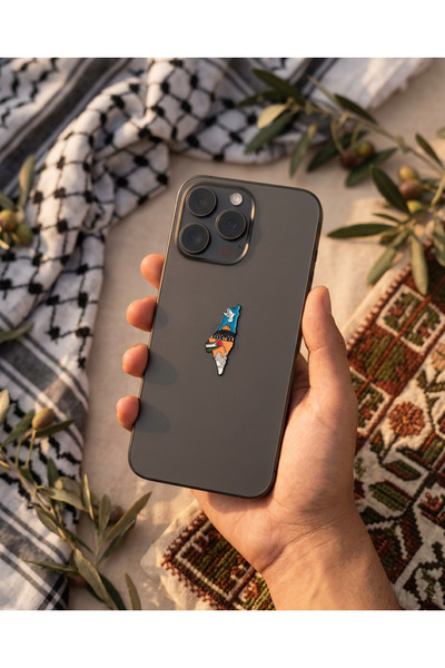 Zaytoon Χάρτης της Παλαιστίνης με το Kubbetu στα φτερά της Αφροδίτης 3D Διακο...