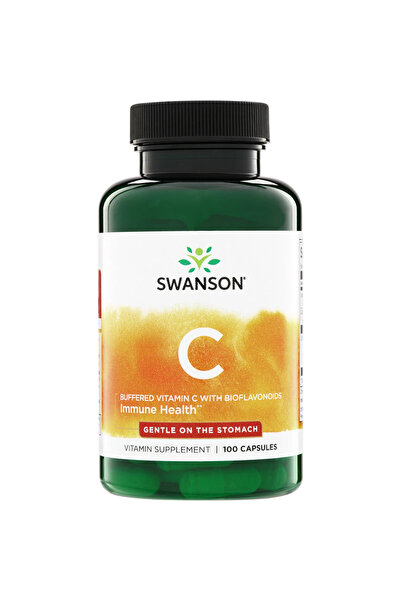 SWANSON C Vitamini Bioflavonoid İçeren Takviye Edici Gıda 100 Kapsül