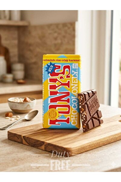 hijazigroup Tony's Sütlü Çikolatalı Pirinç Patlağı Karamel bar 180 gr