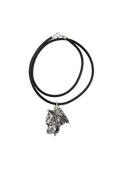 Art - Dog Presa Canario, Dogo Canario - Colier cu câine, pandantiv placat cu ...