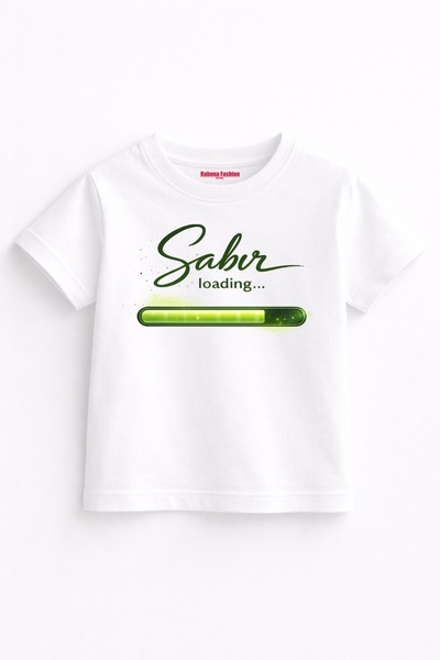 Rabona Fashion Παιδικό μπλουζάκι με την επιγραφή "Sabır Loading "