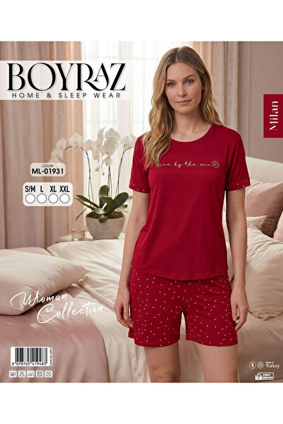 BOYRAZ Ml-01931 Γυναικείο κοντομάνικο σορτς σετ Μιλάνο