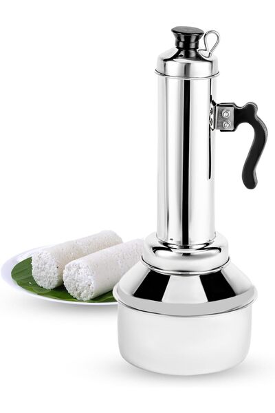 ROYALFORD Puttu Maker with Pot and Handle, Stainless Steel, Multi-color, Mode...