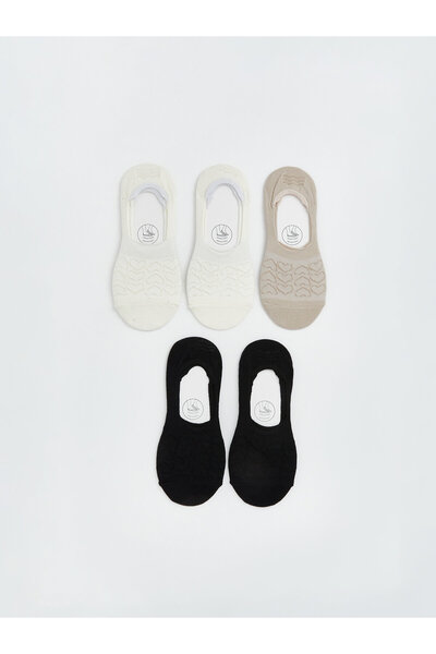 LC Waikiki Open-Knit Women's Invisible Socks 5-Pack