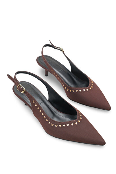 Riccon Mira Luce Γυναικεία παπούτσια με μυτερή μύτη και ανοιχτή πλάτη με λεπτ...