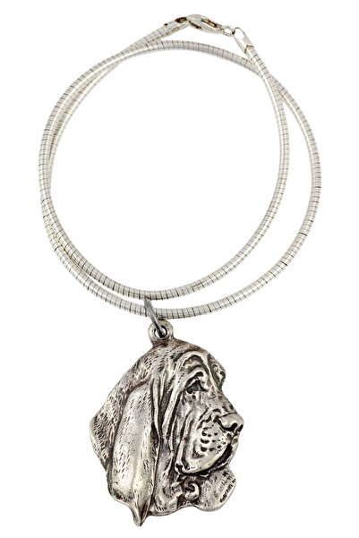 Art - Dog Basset Hound III - Dog necklace, unique jewellery for the dog fan, ...