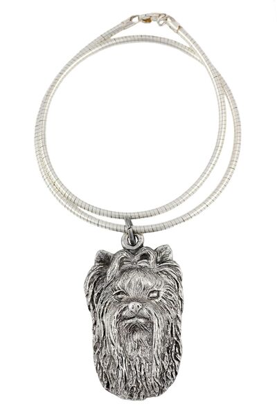 Art - Dog Yorkshire Terrier, Yorkie II - Colier cu câine, bijuterii unice pen...