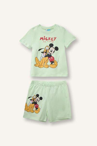 DeFacto Σετ Πιτζάμες Disney Mickey & Minnie 2 τεμαχίων για αγοράκι H4029A526HS