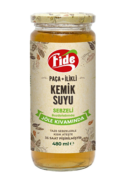 FİDE Paça + İlikli Kemik Suyu Jöle Kıvamında Sebze 480 ml
