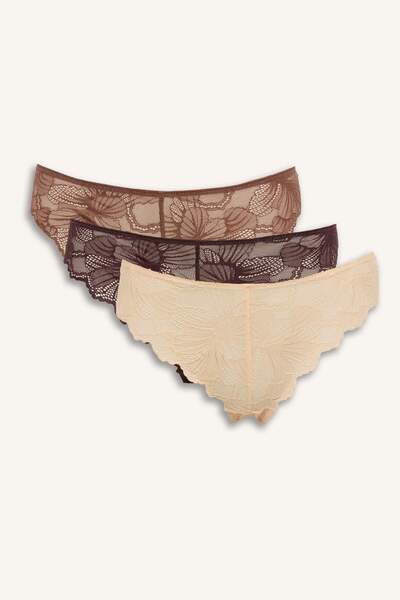 DeFacto Σετ εσώρουχα δαντελωτά 3 τεμαχίων G8363AX26SP