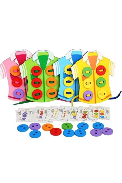 ETOY Set educativ montessori din lemn pentru dezvoltarea abilitatilor motorii...