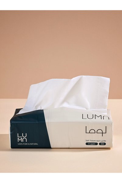 luma مناديل لوما ناعمة 4 طبقات 300 منديل 10 عبوات