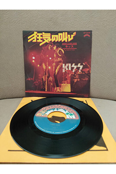 Kiss - Shout It Out Loud - 1976 Japonya Basım ’lik -2.el