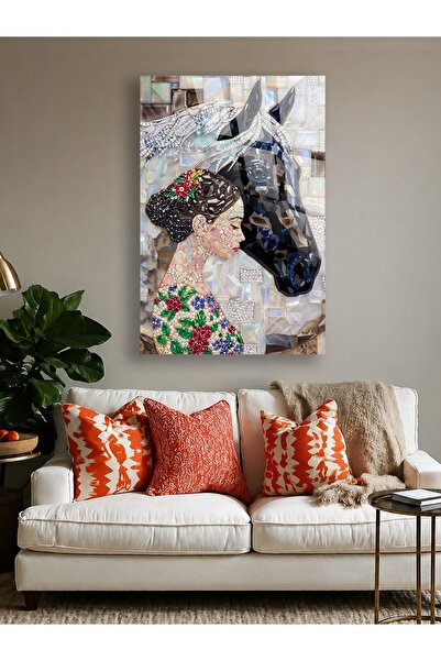 TAULART ΑΝΘΕΚΤΙΚΟ ΓΥΑΛΙΝΟ ΤΡΑΠΕΖΙ, ΜΟΝΤΕΡΝΗ ΔΙΑΚΟΣΜΗΣΗ ΤΟΙΧΟΥ ΜΩΣΑΪΚΟ ΣΧΕΔΙΑΣ...