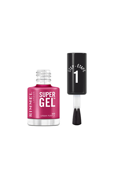 RIMMEL LONDON Super Gel Nail Polish 25 Urban Purple 12 ml
