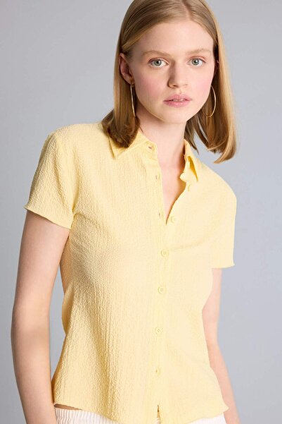 DeFacto Πουκάμισο με γιακά και κοντό μανίκι D4520AX26SM