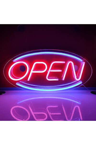 Slasa Multicolor Open Neon Sign 20x30 cm LED Shop Window Display 6mm Acrylic ...