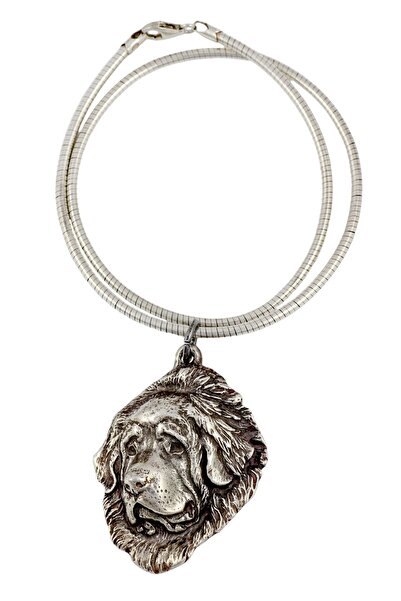 Art - Dog Mastiff Tibetan - Colier cu câine, bijuterii unice pentru iubitorii...