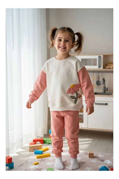 negok 445814 Girls' Daisy Embroidered Tkm