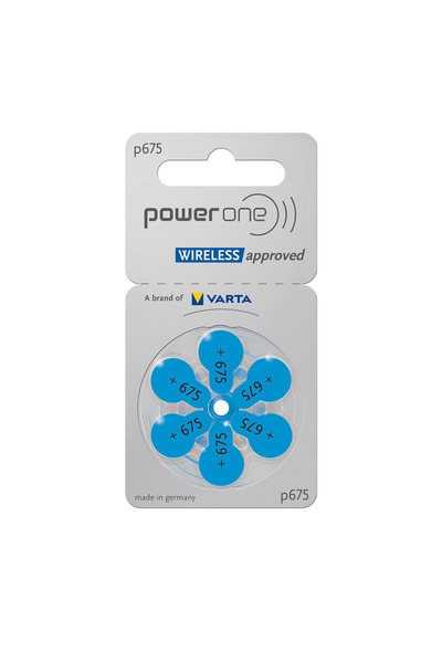 lana med بطارية سماعة الاذن باور وان الماني power one P675