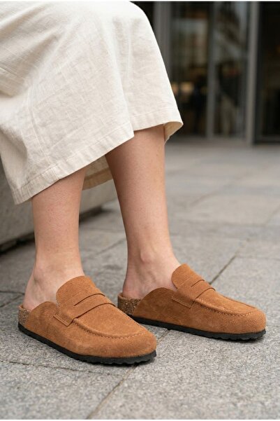 Zerenyus Regensburg Premium Γνήσιο Δερμάτινο Σουέντ Γυναικείες Παντόφλες Loaf...