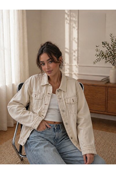 Aida Fashion Boyfrend denim ceket