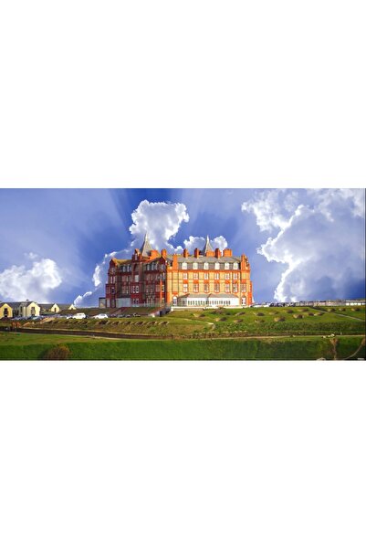 media Πίνακας σε καμβά Πορτοκαλί Κάστρο, 60 x 40 εκ.