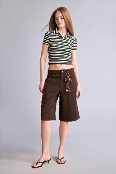 DeFacto Γυναικείο T-shirt G9869AX/GN198 ΠΡΑΣΙΝΟ