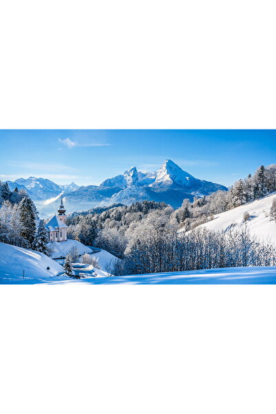 media Πίνακας σε καμβά: Χειμώνας υπό τον ήλιο, 60 x 40 εκ.