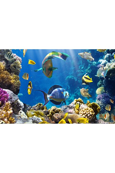 media Πίνακας σε καμβά: Ο Κόσμος από τα βαθιά, 60 x 40 εκ.