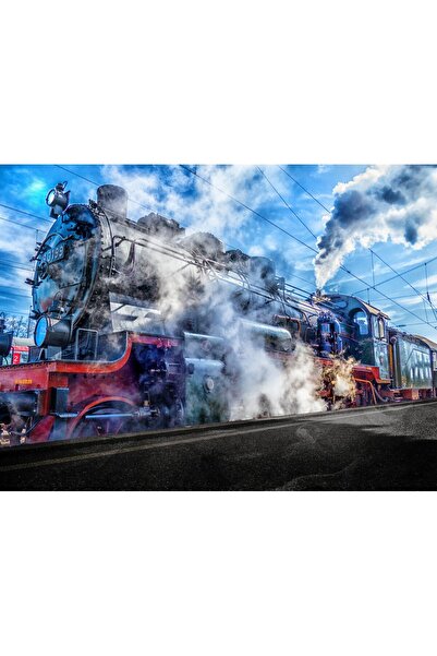 media Πίνακας σε καμβά: Ατμομηχανή, 105 x 70 εκ.