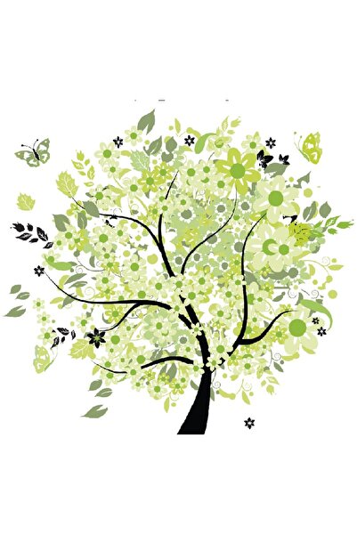 media Πίνακας σε καμβά με δέντρα 8, 70 x 70 εκ.