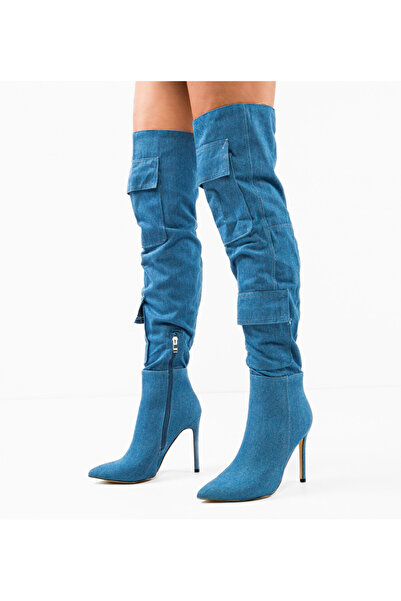 BENOTTİ Women's Dona Blue Boots