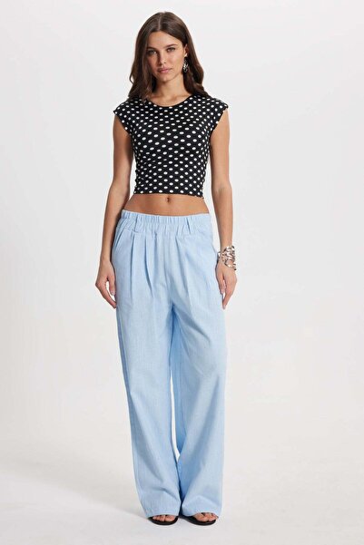 Tudors Γυναικείο παντελόνι Relax Fit Άνετη εφαρμογή 100% βαμβακερό με ελαστικ...