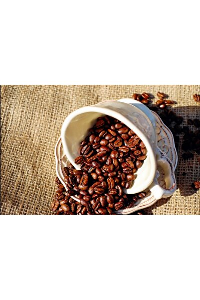 media Πίνακας σε καμβά: Κούπα με κόκκους καφέ, 90 x 60 εκ.