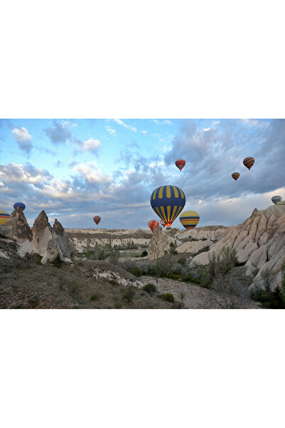 media Πίνακας σε καμβά: Πτήση με αερόστατο, 45 x 30 εκ.