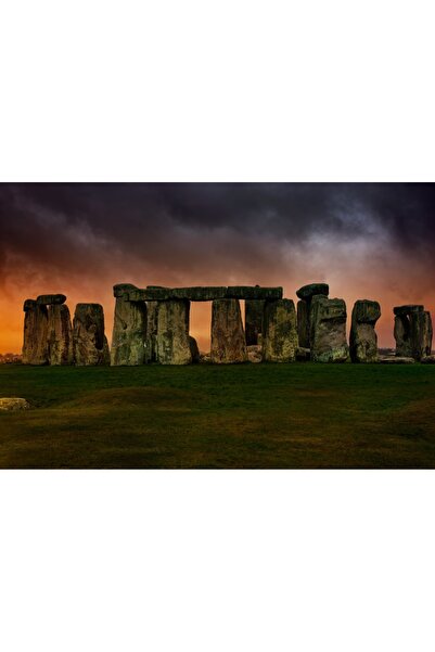 media Πίνακας σε καμβά με θέμα το Στόουνχεντζ, 45 x 30 εκ.