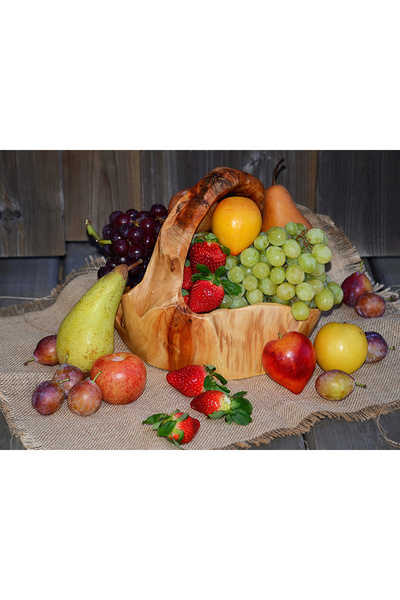 media Πίνακας σε καμβά Λαχανικά και φρούτα 7, 90 x 60 εκ.