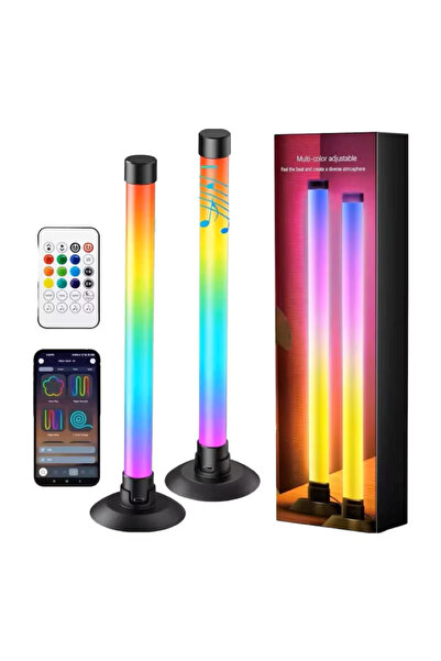 CasaDesteapta.ro Σετ 2 έξυπνων λαμπτήρων LED RGB, συγχρονισμός με τη μουσική,...