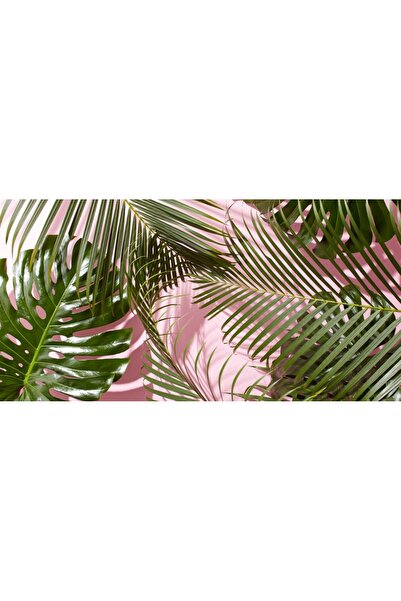 media Πίνακας σε καμβά, Διακοσμητικά φύλλα, 60 x 40 εκ.