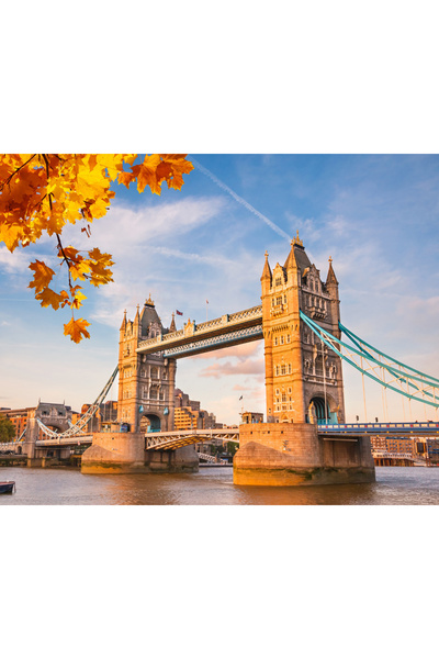 media Πίνακας σε καμβά με τη Γέφυρα του Πύργου του Λονδίνου, 60 x 40 εκ.