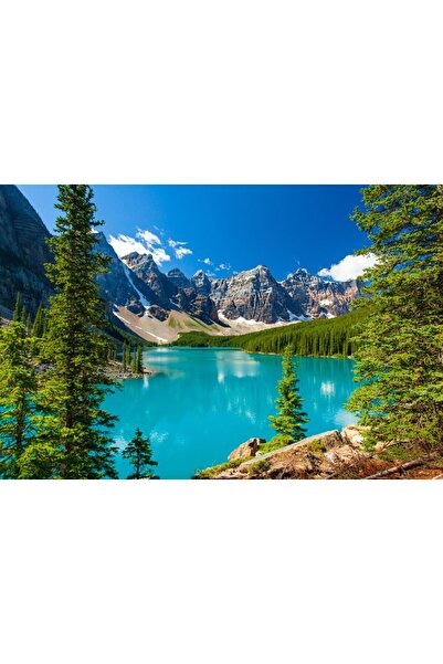 media Πίνακας σε καμβά Κρυστάλλινη Λίμνη, 90 x 60 εκ.