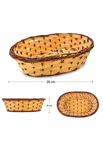 Home Coș împletit oval