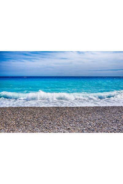 media Πίνακας σε καμβά: Γαλήνη στην παραλία, 75 x 50 εκ.